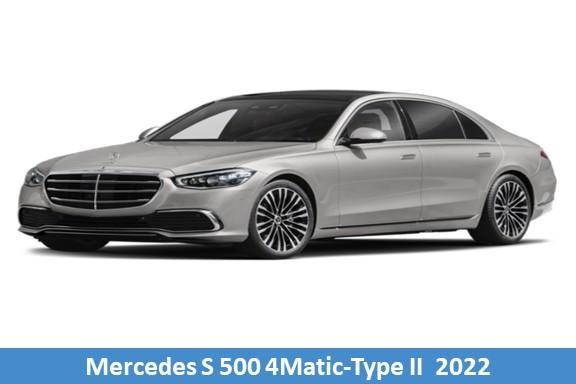 Mercedes S 500 4Matic-Type II 2022 Mercedes S 500 4Matic-Type II 2022